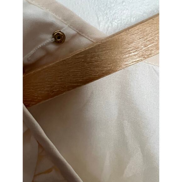 Kate Spade Top Sz 8 Silk Cream Ruffle Sleeveless Ivory Blouse Office Retro Scoop - Picture 6 of 6